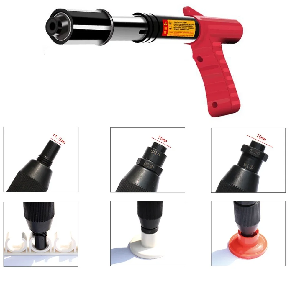 S3 Мини Гвоздезабивная пистолет с 20 круглыми гвоздями Домашний инструмент для ремонта и укладки кабеля на потолке, бетонной стене и крепления проводов.