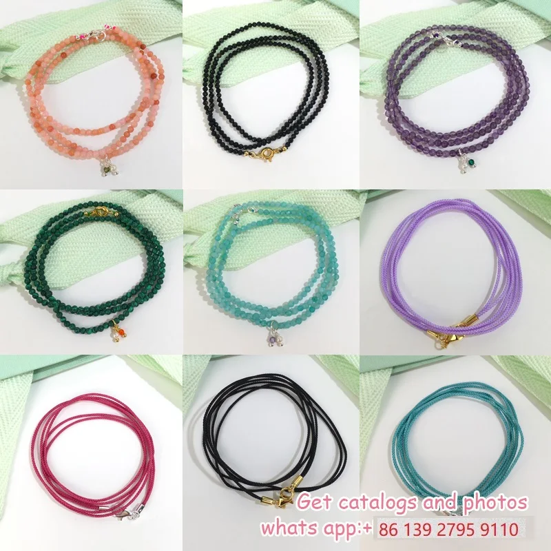 

Jade agate Necklace Women's special chain Spain 2022 Bear Collar de plata Original Fashion Jewelry Factory Gift for Women