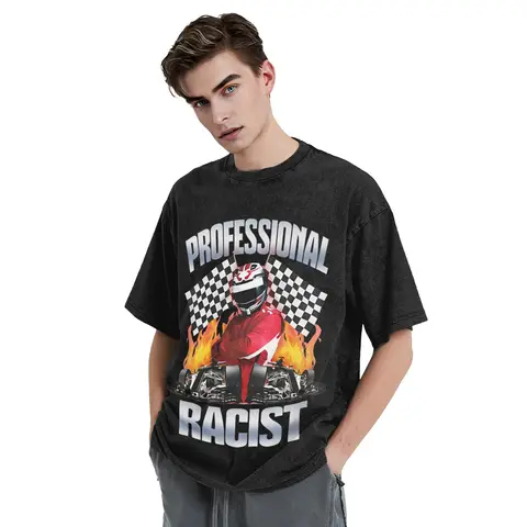 Racist Потертые футболки из хлопка