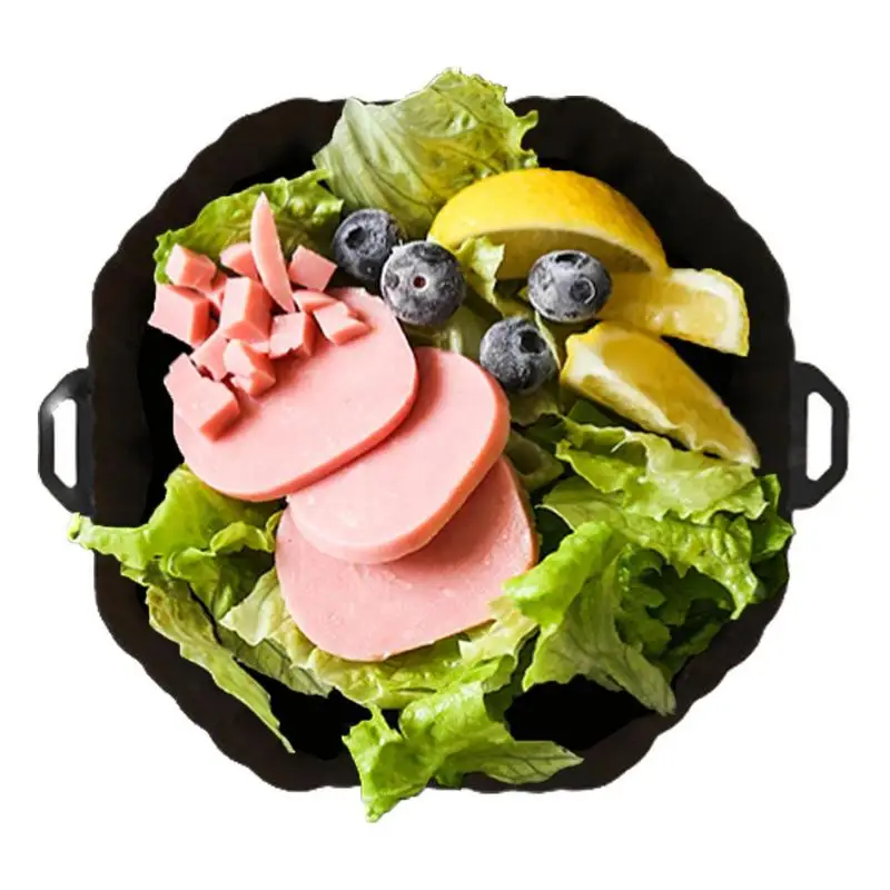 

Silicone Basket Liner Silicone Baking Tray Reusable 7.5inch Basket Food Grade Accessories Replacement Of One Use Liners