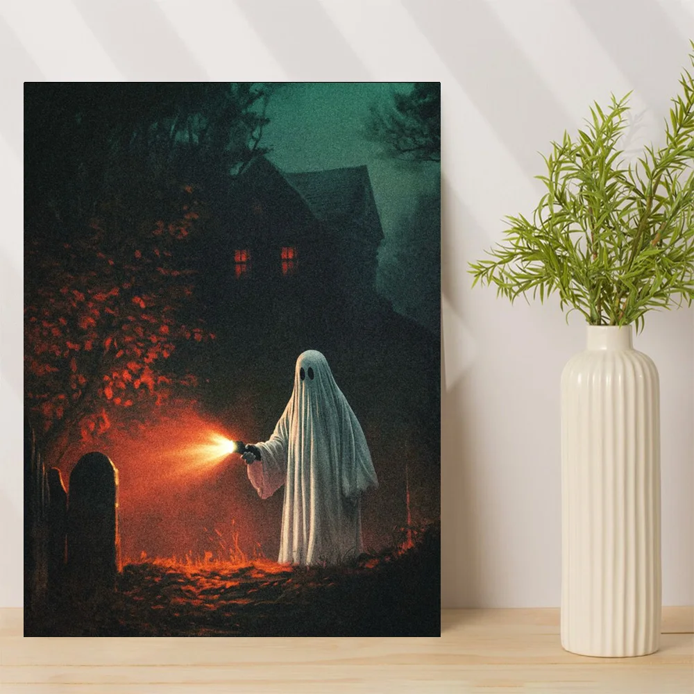 1 шт. жуткие страшные импсы на Хэллоуин эльфы домашние картины холсте современное