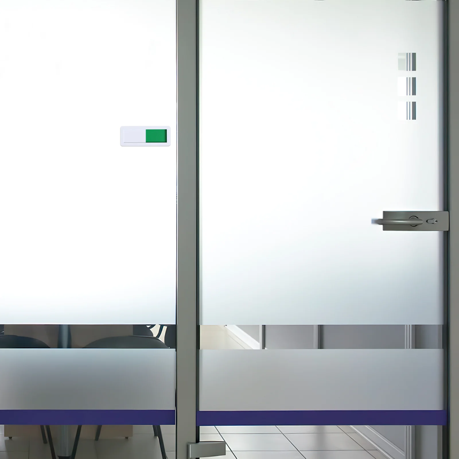 Креативная вывеска для офиса открытый слайдер индикатор конфиденциальности