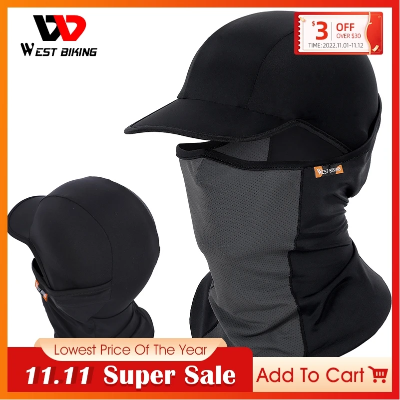 

WEST BIKING Summer Bike cap UV Protection MTB Bike Helmet Hat Head Cap Hat bicycle Bandana Headwear Men Capellino Ciclismo Gorra