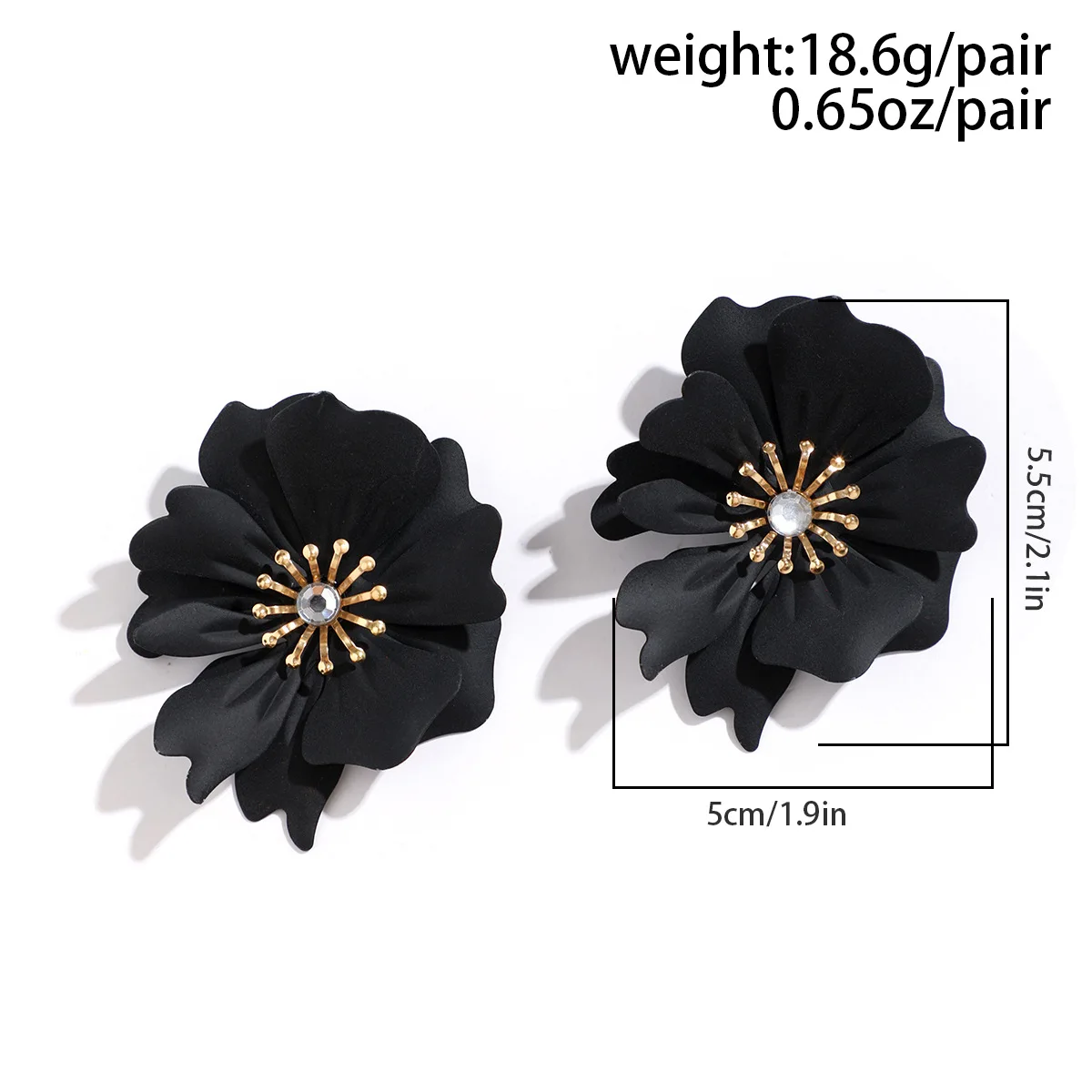 Женские серьги-гвоздики в богемном стиле