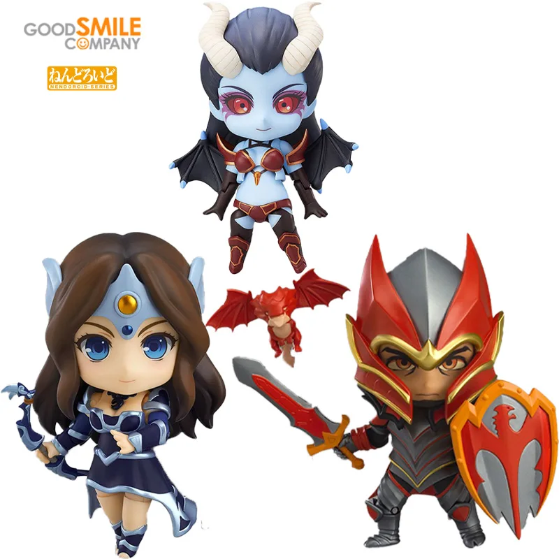 

GSC Good Smile NENDOROID 734 Queen of Pain 615 Dragon Knight 614 Mirana DOTA 2 PVC Action Figure Anime Model Toys Collection