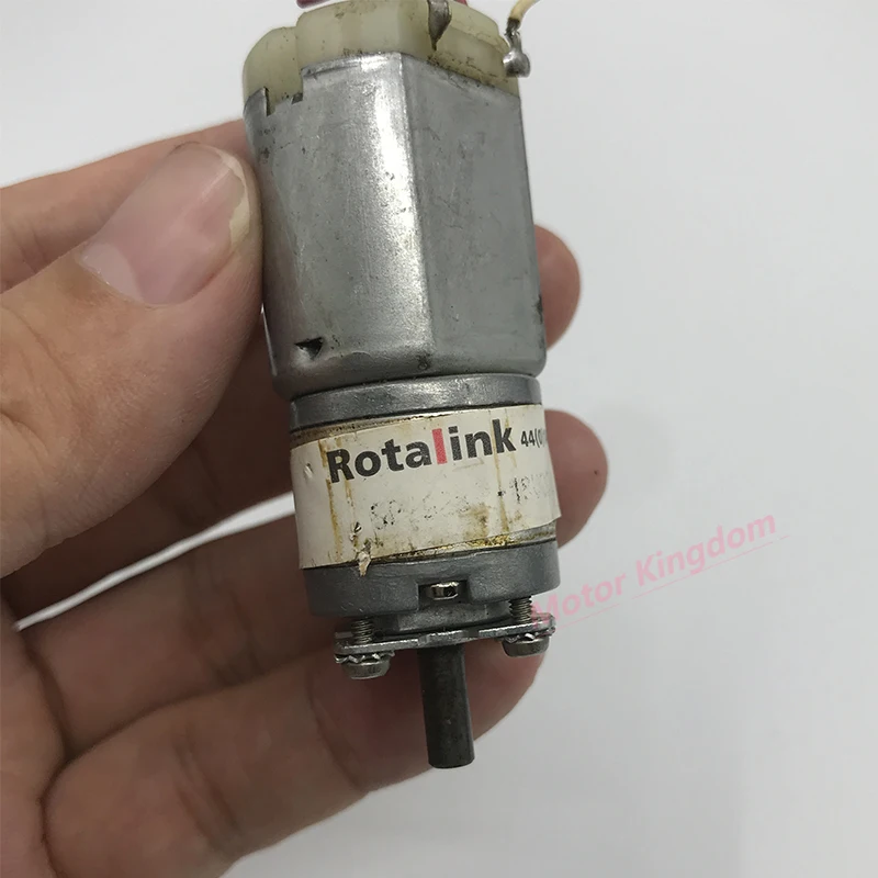 Бывший в употреблении Rotalin Micro 24 мм 280 металлический редукторный двигатель постоянного тока 6 в 12 В 480 об/мин планетарный редуктор передаточный коэффициент 1:19 4 мм D-образный вал самодельный Роботизированный автомобиль
