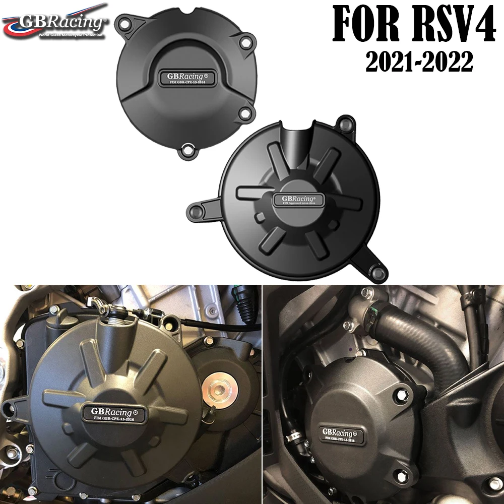 

For aprilia RSV4 TUONO V4 2021 2022 Motorcycles Engine cover Protection case for case GB Racing Engine Covers Protectors