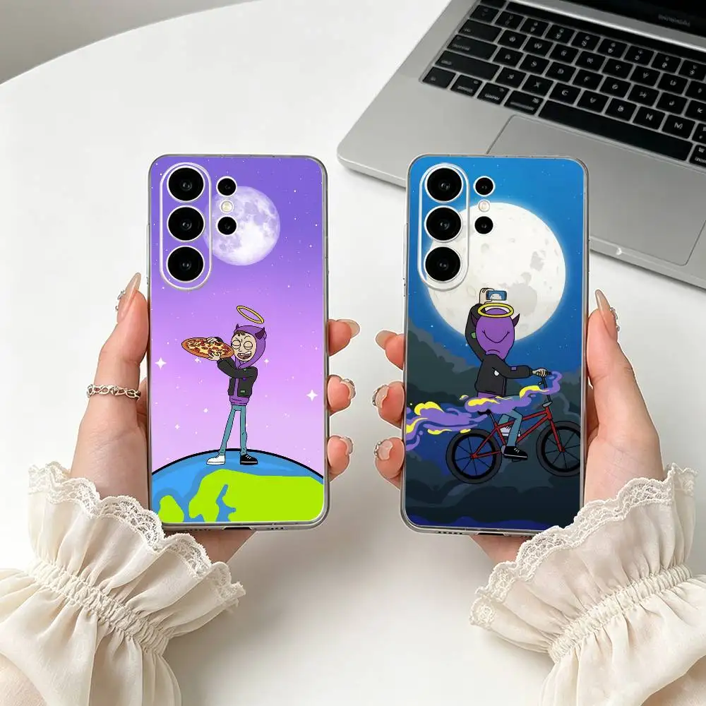 Фото Чехол для телефона Tha Supreme-e Rapper-r T-Thasup для Samsung S25, Ultra, S24, S21, S22, S23, S30, S20, Plus, FE, Lite, прозрачный №1