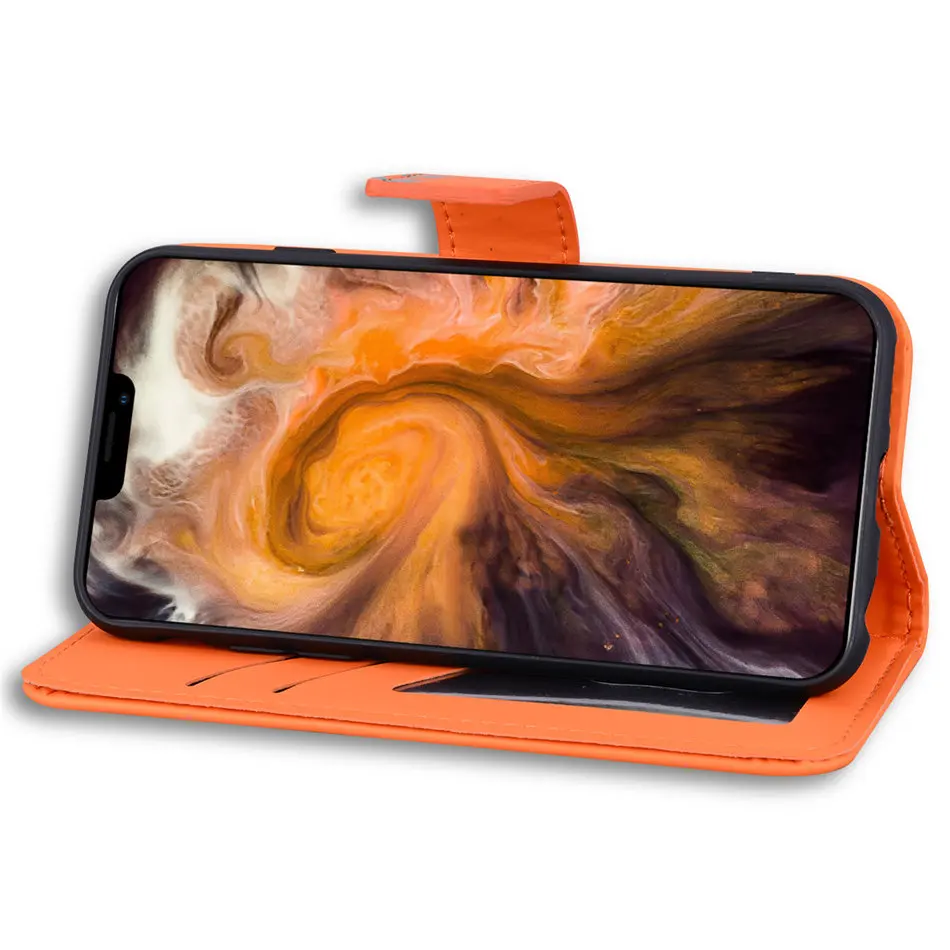 Wallet Case Stand Cute Cover For Apple iphone 13 12 Mini 11 Pro XR X XS Max SE 2020 6 6S 7 8 Plus 5S Card Slot Phone Bags DP22G