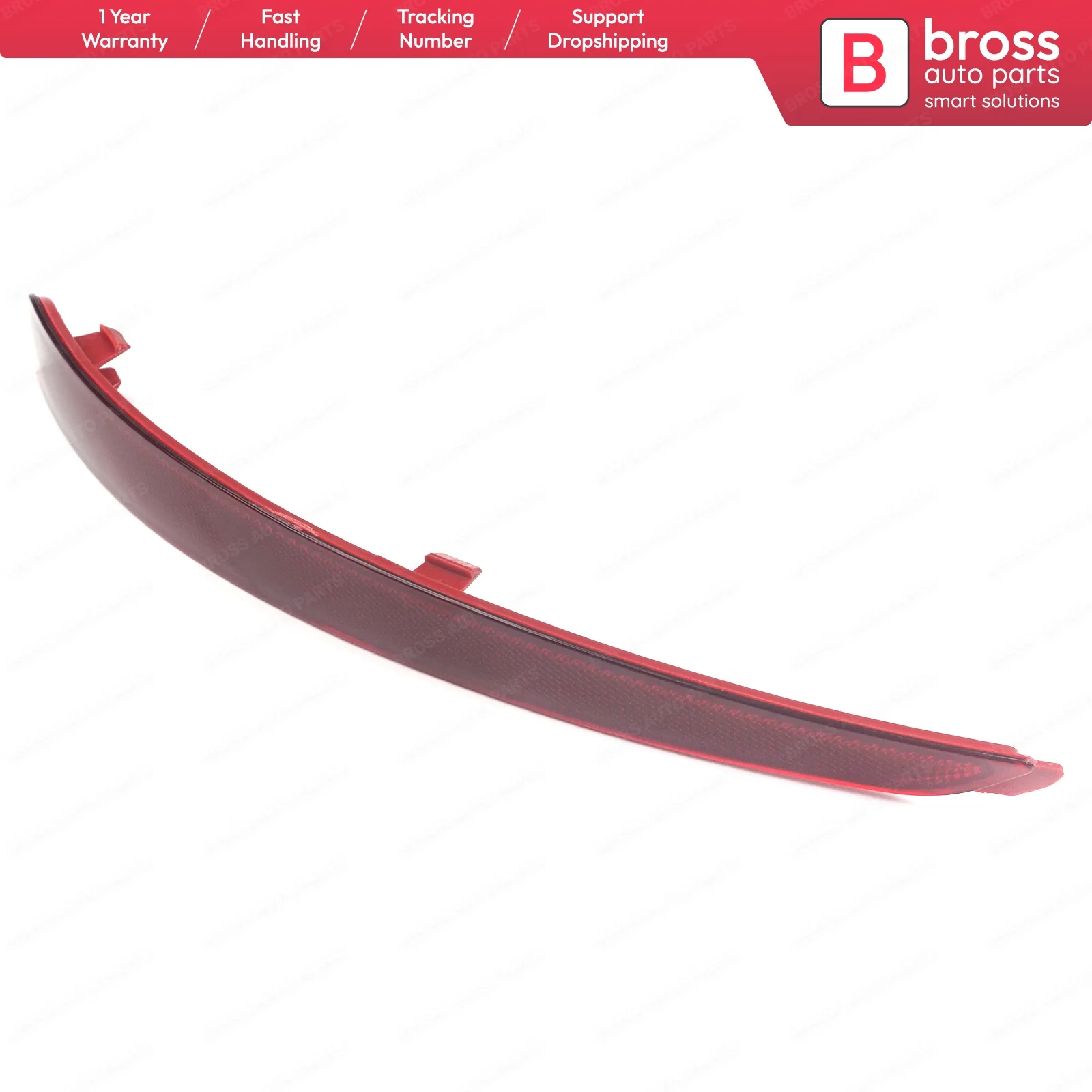 

BSP1068 Rear Bumper Reflector Light Tail Stop Lamp Cover Red Color RIGHT 5E5945106 5E9945106 For Skoda Octavia 2012-2016
