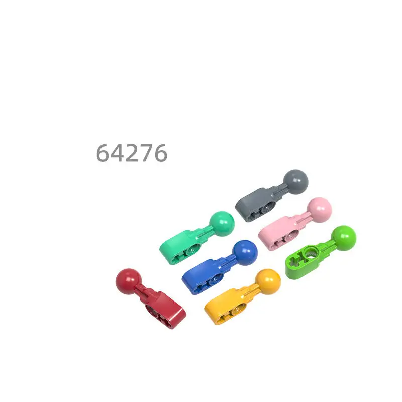 87 шт. MOC совместимые детали 64276 и 472141 Луч 1x2 с шариковым шарниром прямые гладкие