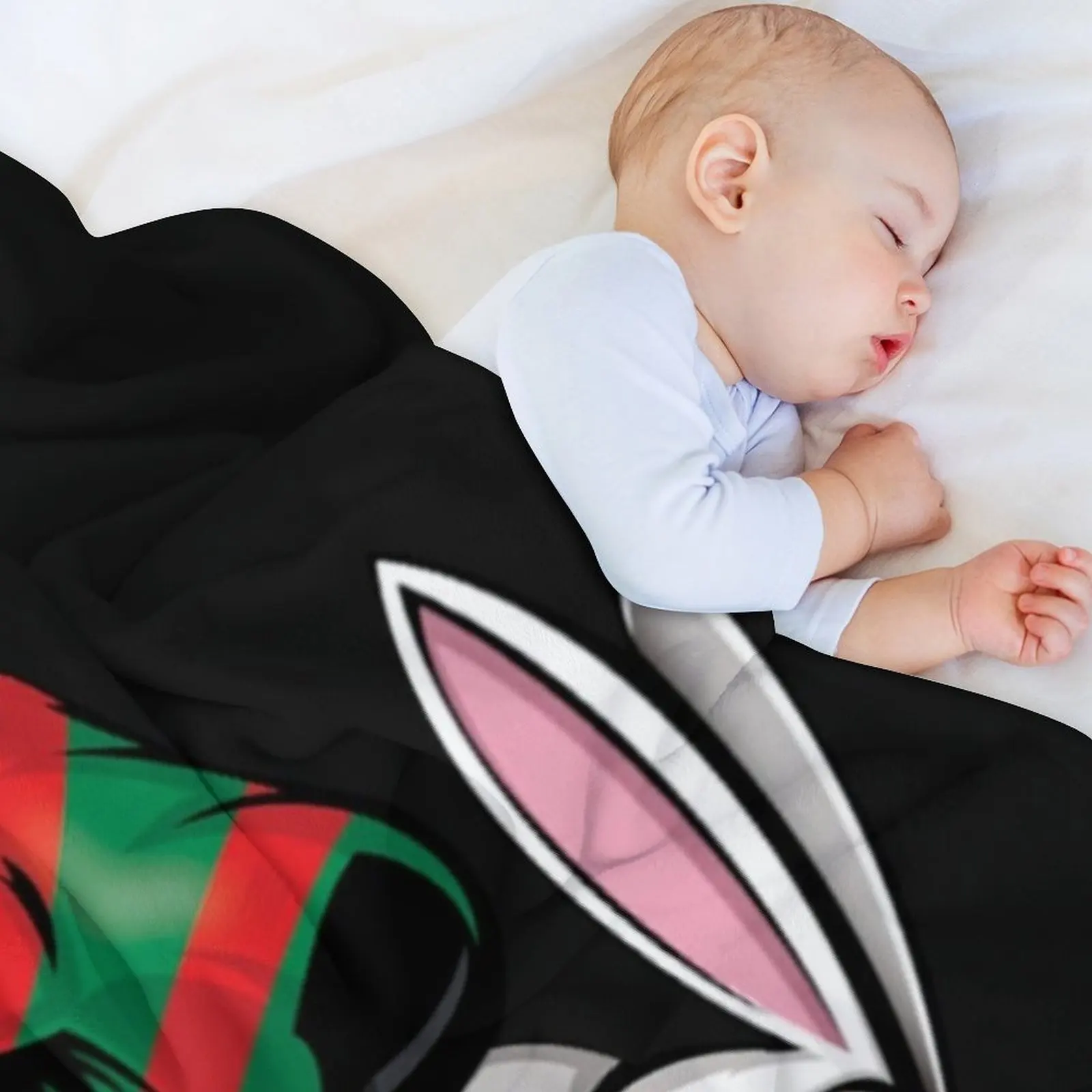 Детское фланелевое одеяло в клетку