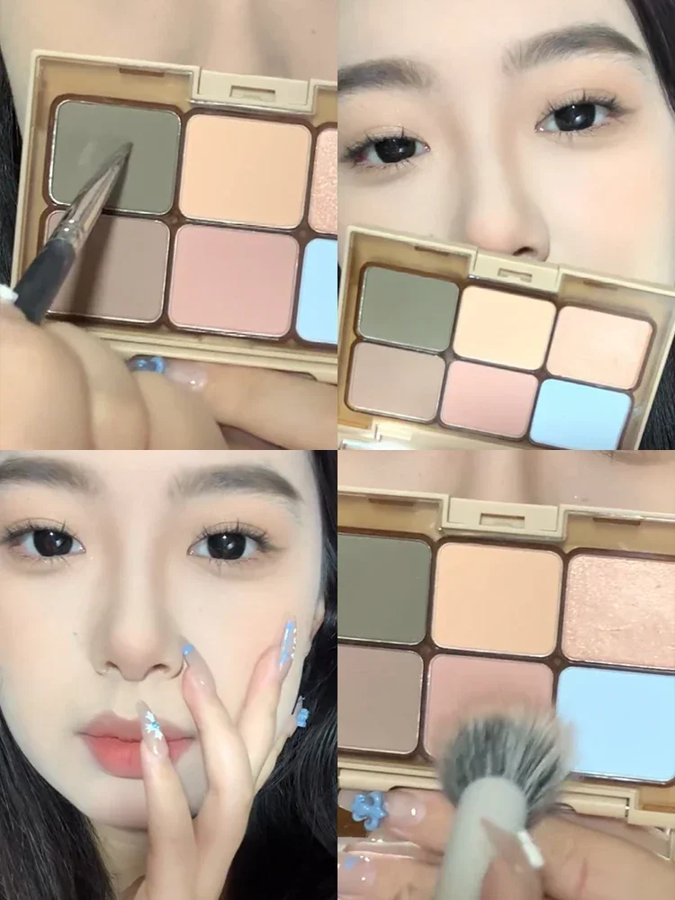 Everbab Универсальная палитра теней для век Матовый земляной цвет Румяна Хайлайтер