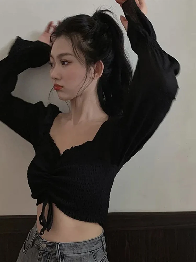 Женская модная рубашка с открытыми плечами привлекательная Милая