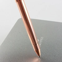 1pcsmetal ballpoint pen luxury rotating metal ballpoint pen school supplies ball bar oil commercial stationery