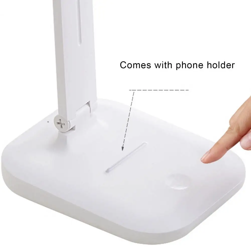 Настольная лампа высокой яркости 3 цвета складные с сенсорным управлением