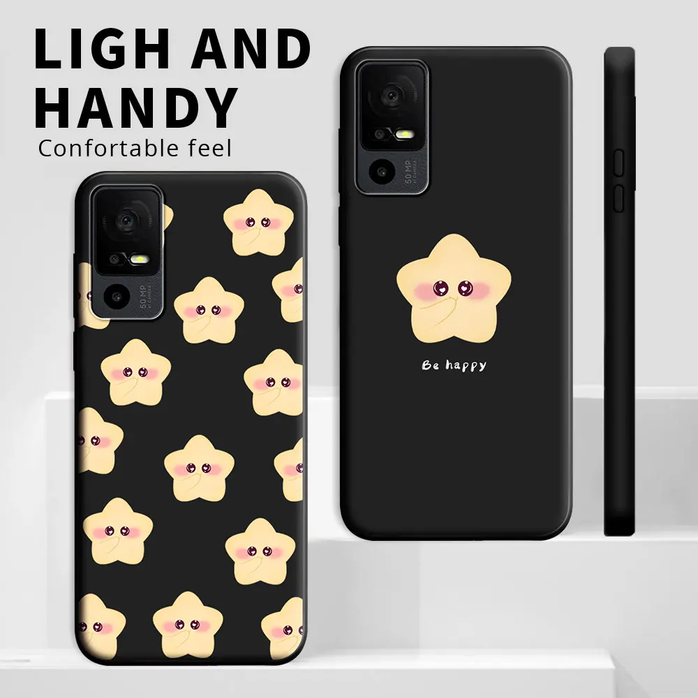 Чехол для телефона TCL 40 SE 40XL / T T608DL Силиконовый противоударный чехол мягкий из ТПУ