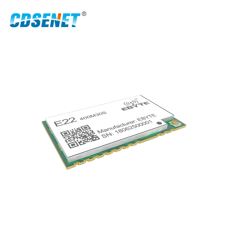 SX1268 1 Вт LoRa 433 МГц беспроводной приемопередатчик CDSENET E22-400M30S 30dBm IPEX штамп отверстие