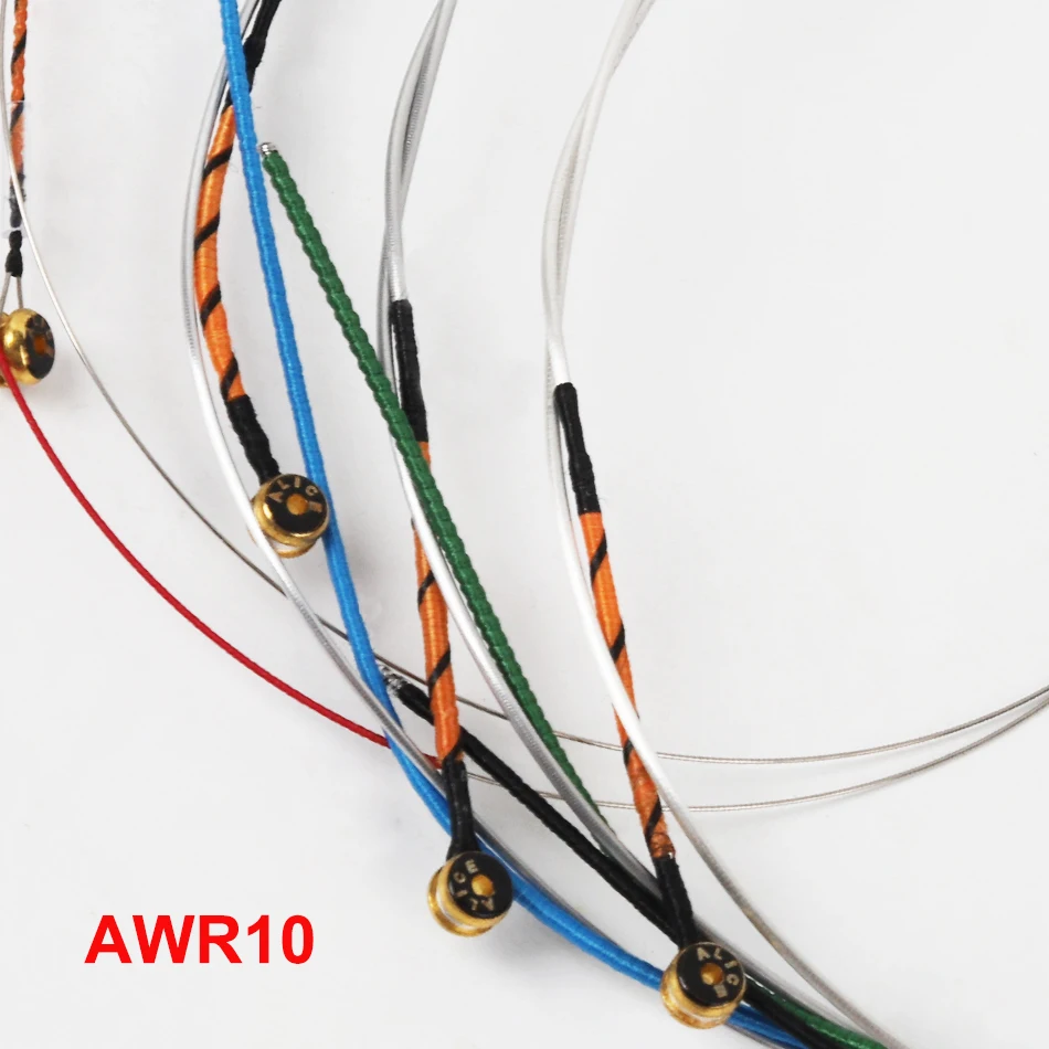 Alice Violin Strings AWR10/AWR10E  Multifilament Synthetic Core  Al-Mg And Pure Silver Winding Medium Tension