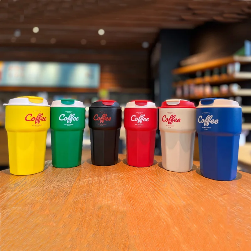 

New 420ml 620ml Insulated Coffee Cup Travel Car Mug Stainless Steel Water Bottle Thermal Cup for Beer with Strap
