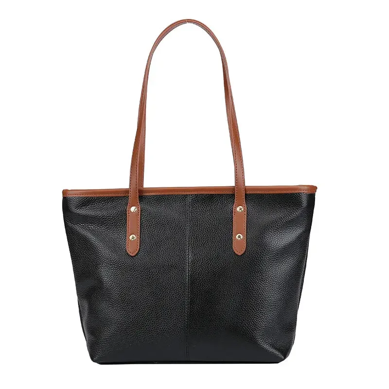 

Legend Handbag Leather Leather Soft Large Women's Capacity Genuine Bags Tote Fashion Women Bag Cobbler