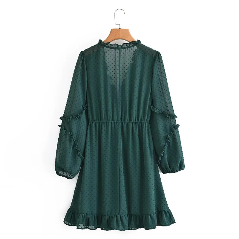 

Летнее платье для отдыха A.D.EAST-Urban, однотонное платье с V-образным вырезом и оборками