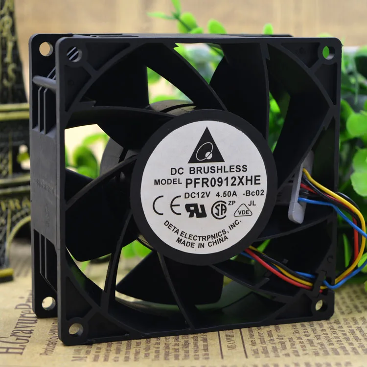 

DELTA 9238 12V 4.5A PFR0912XHE 9CM HIGH VOLUME SERVER BOOSTER FAN