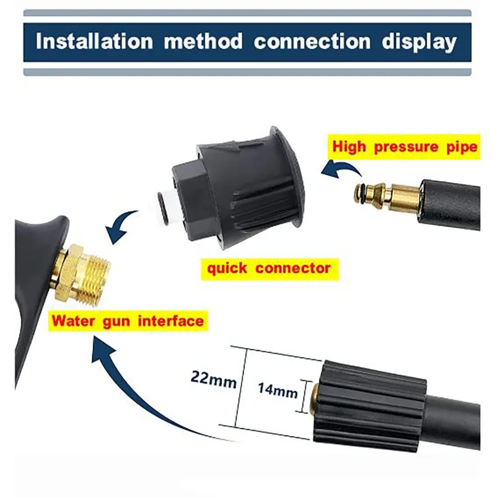 Пистолет для мойки высокого давления 3800 фунтов на квадратный дюйм 5 цветов сопла