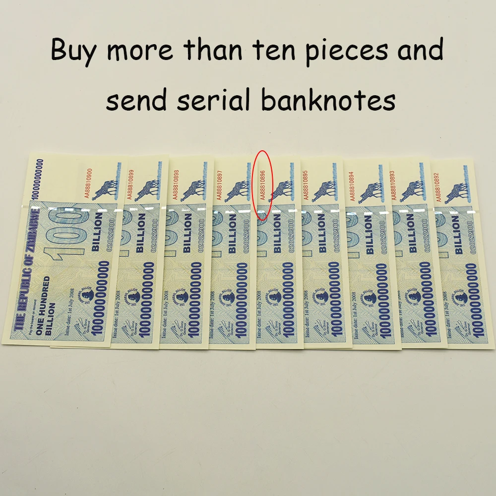 Бумажные банкноты в Зимбабве сто миллиардов банкнот лучшая художественная