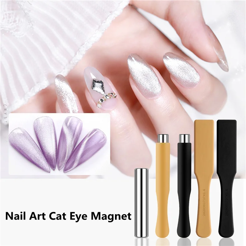 

1 Pc Silicone Magnet Stick Strong Effect Magetic Board for 9D Magnetic UV Gel Polish 3D Line Strip Multi-function Nail Tools