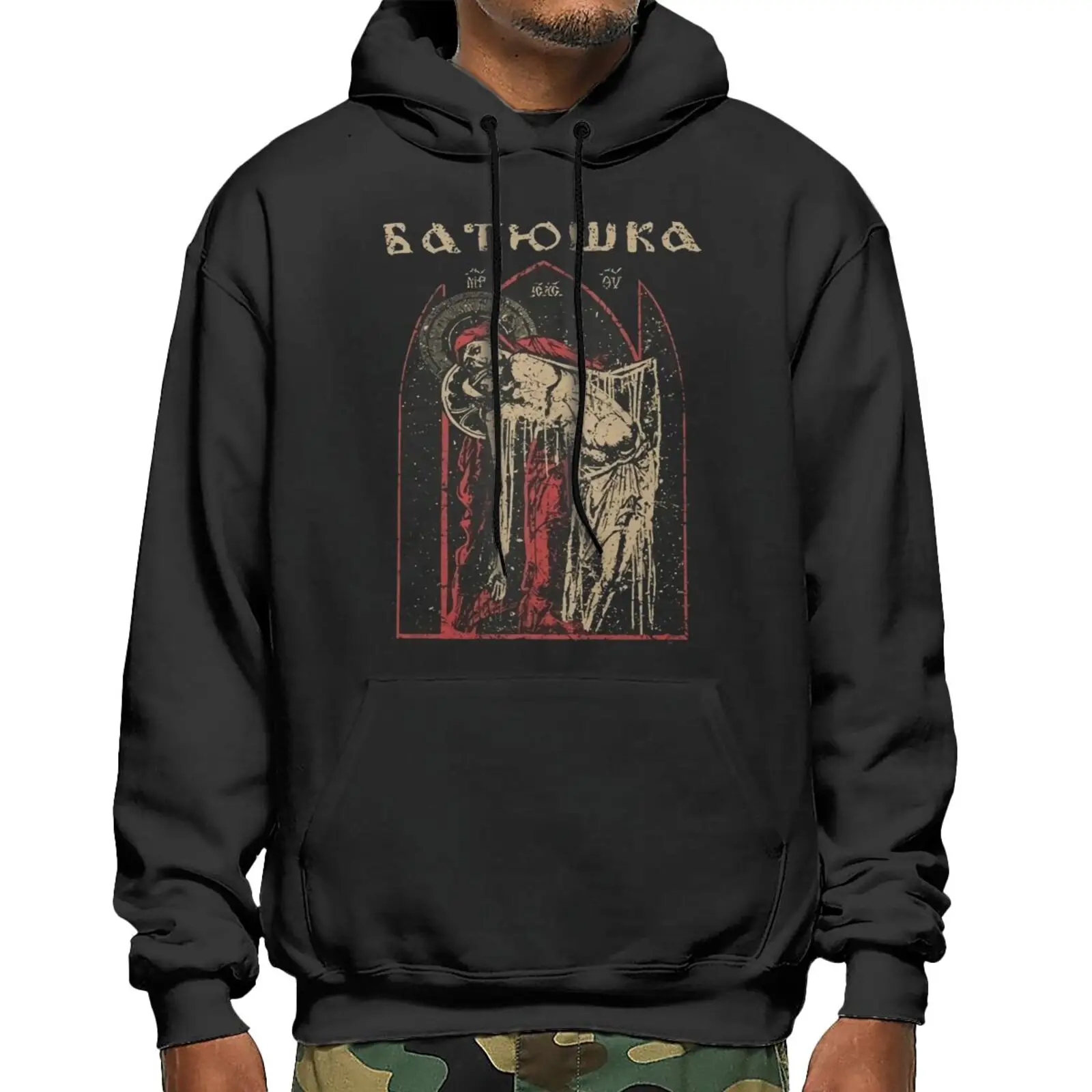 

Толстовка Pieta By Batushka женская, официальная уличная одежда, Свитшот в готическом стиле, худи, уличная одежда