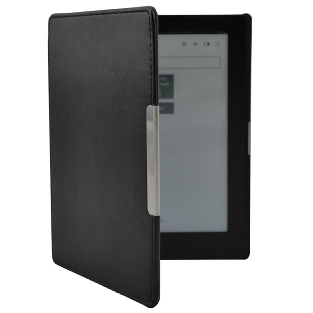 

Case for kobo aura(non HD)6.0 inch eReader Magnetic PU Leather Smart Case Shell and Cover (Black)