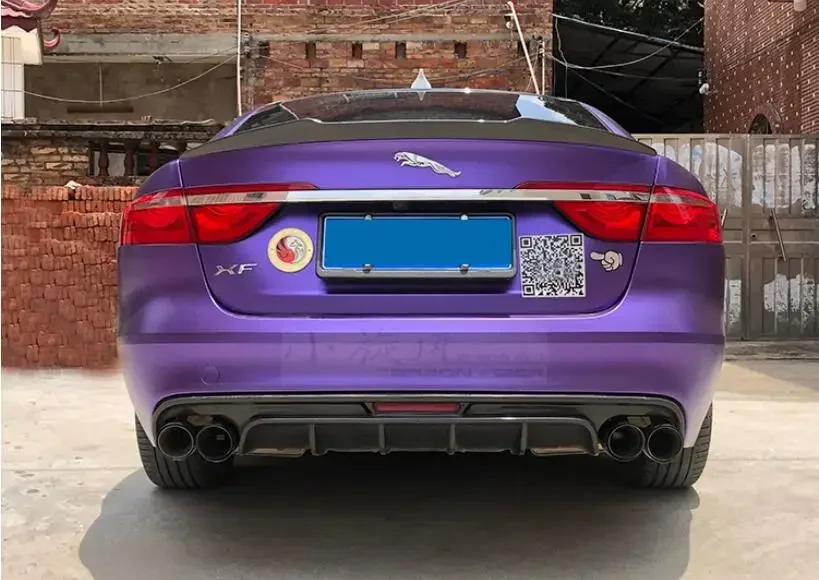 Передние разветвители для бампера из углеродного волокна Jaguar XF 2016-2020