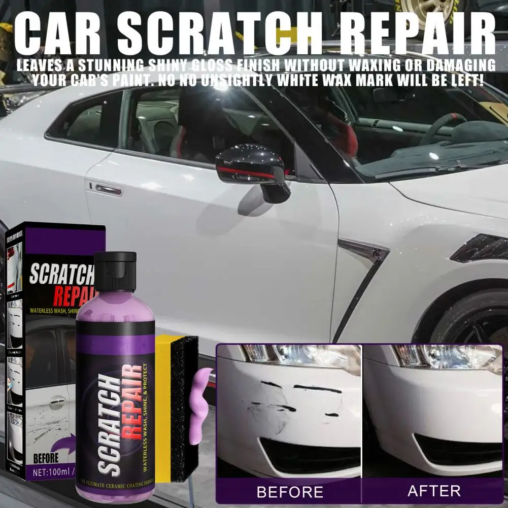 

1 Set 30/100ML Scratch Repair Agent Polishing Maintenance Decontamination Restore Shine Scratch Remover Car Accessories