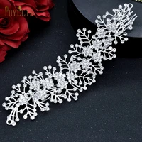 a34 alloy wedding head piece bridal hair accessories crystal bridal head ornament for women tiara silver rhinestone headwear