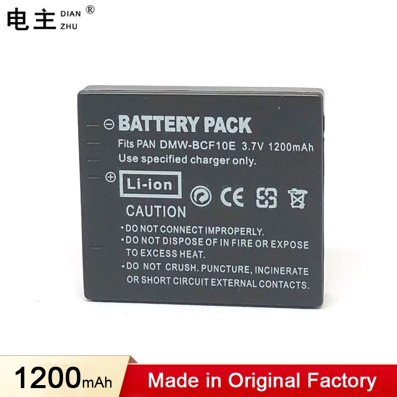 DMW-BCF10 BCF10E BCF10GK BCF10PP CGA-S/106B S/106C S/106D Аккумулятор для камеры Panasonic DMC F2 F3 F4 FH1 FH20 FH22 FH3 |