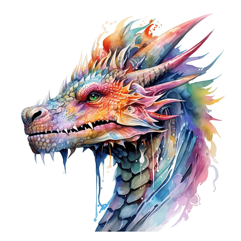 

ПВХ наклейка на стену с драконом