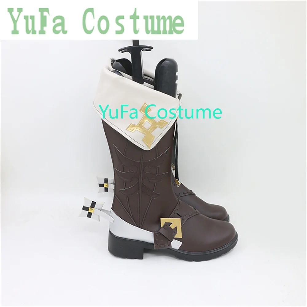 Genshin Impact Мика Косплей Обувь Сапоги Игра Аниме Карнавал Вечеринка Хэллоуин