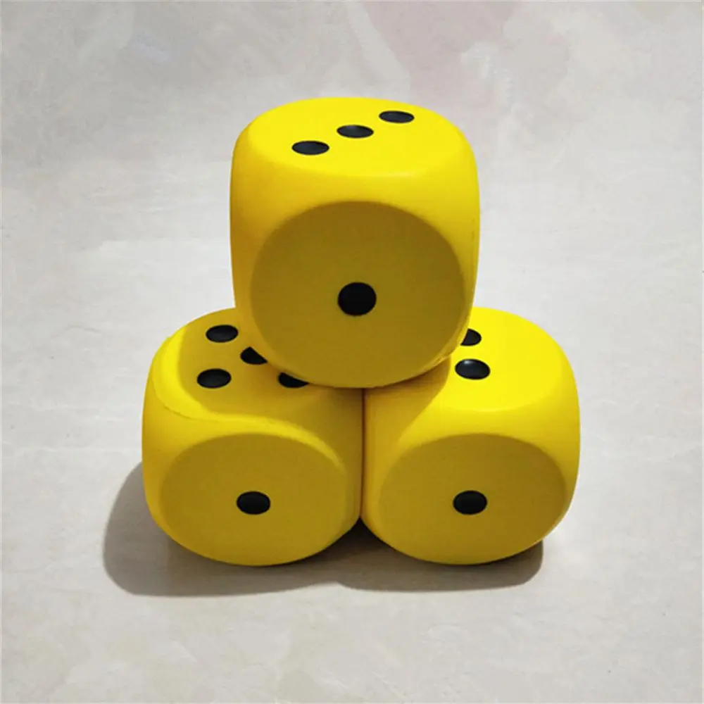

15cm Sponge Dice Large Foam Dot Dice Playing Dice Kids Early Math Educational Toys for Carnival School Supplies Party Favors