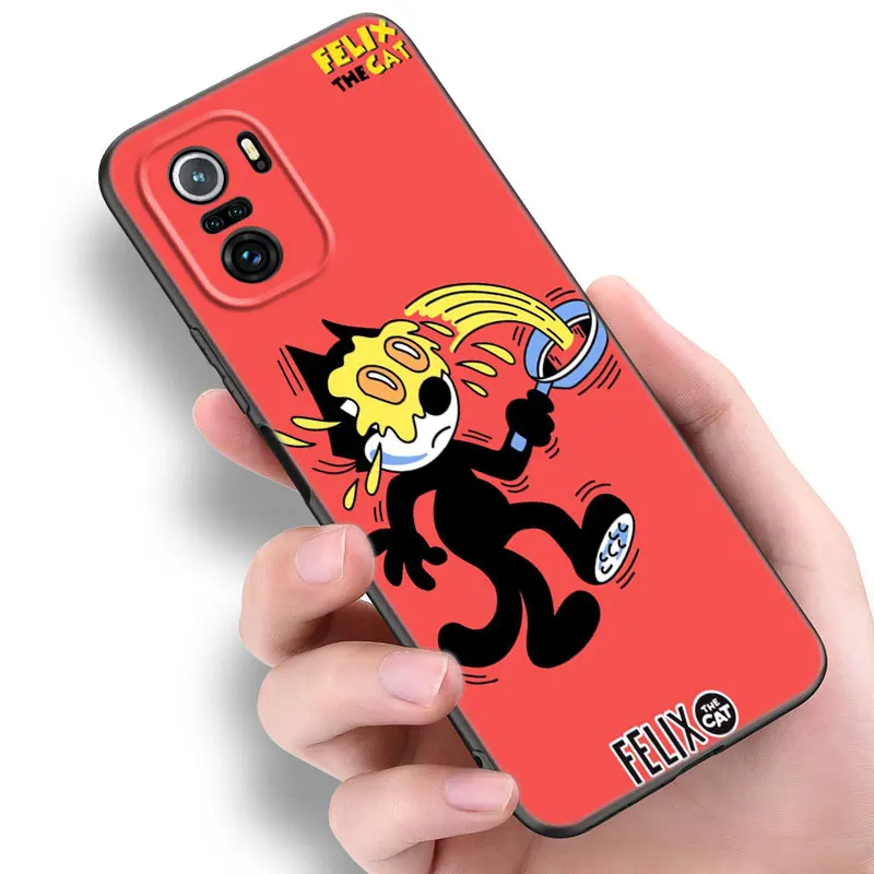 Мультяшный F-Felix The C-cat телефонная лампа для Redmi 11 Prime 11A 12C 13C A1 A2 Plus A3 12 4G 10 13R Φ 9A 10A 9C 10C