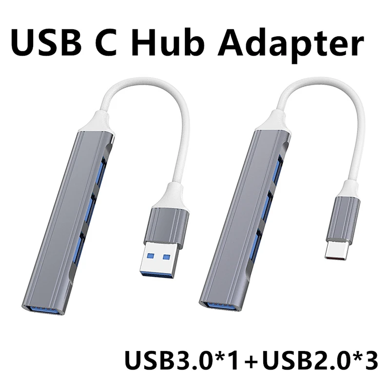 USB-концентратор с 4 портами 3 0 Type C на USB конвертер концентратор - Цена: 221.42