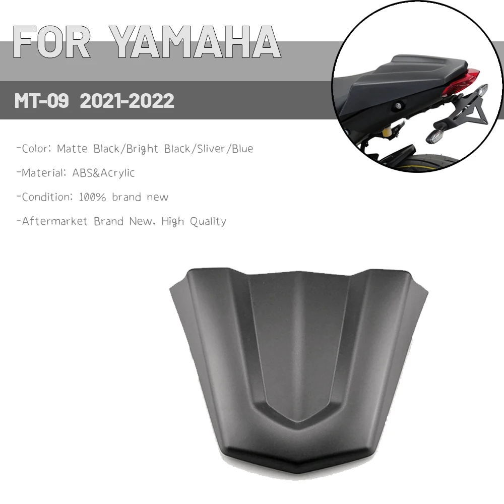 

MTKRACING For YAMAHA MT-09 MT09 MT 09 2021-2022 Motorcycle Seat Cover Rear Passenger Seat Cowl Hump Fairing