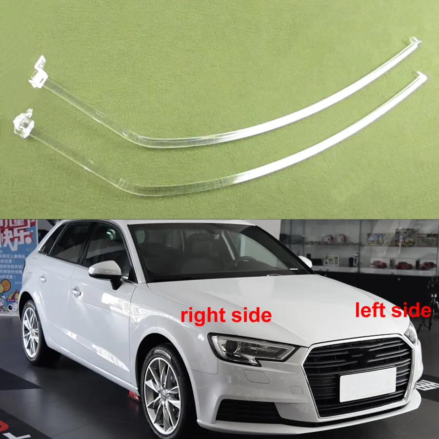 

Для Audi A3 2017 2018 2019 2020 низкая конфигурация DRL дневные ходовые огни трубчатая лампа фара направляющая пластина подходит