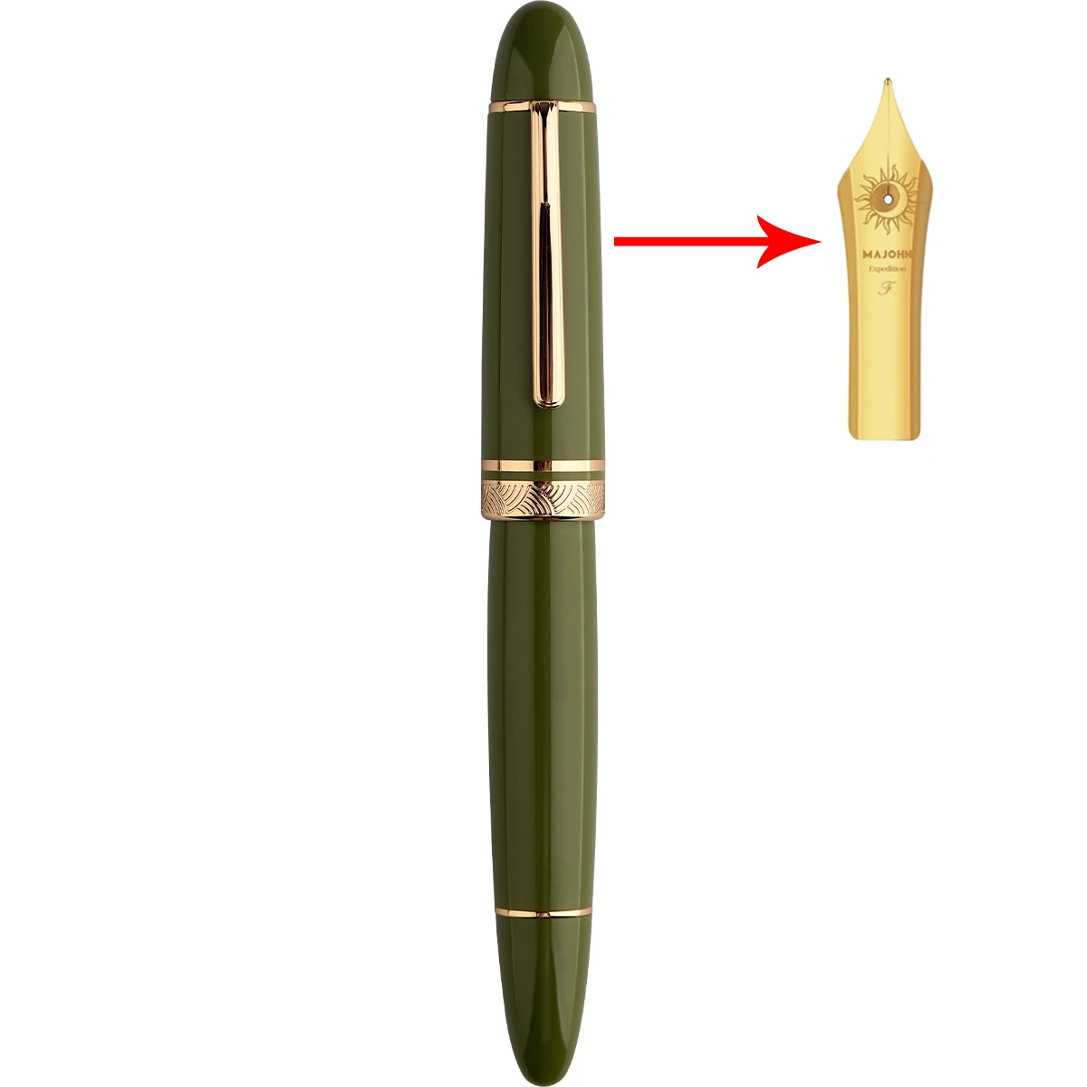 

MAJOHN P140 NO.8 F/M перьевая ручка