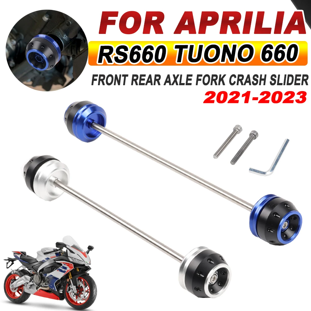 

Motorcycle Front Rear Axle Fork Wheel Slider Crash Protector For Aprilia RS660 RS 660 TUONO 660 2021 2022 2023 Accessories