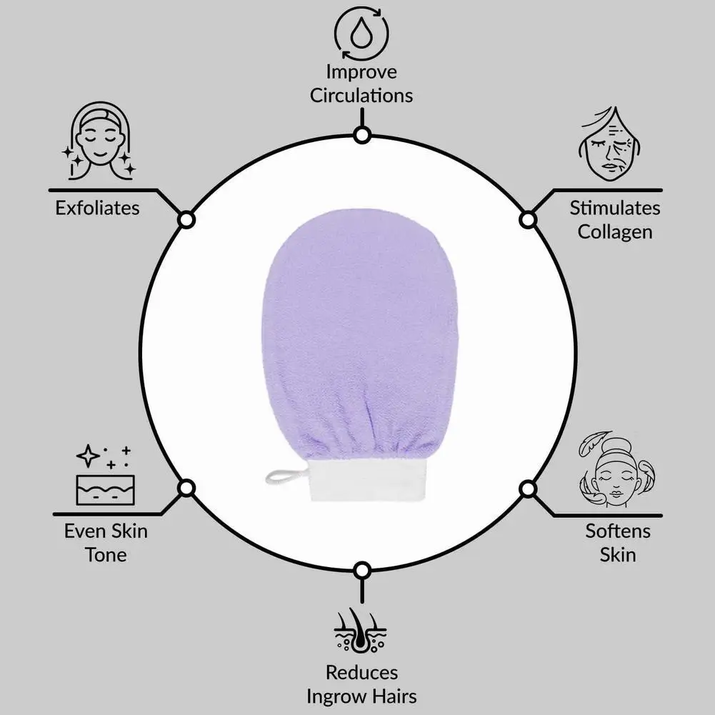 1/2 шт. отшелушивающие перчатки для лица