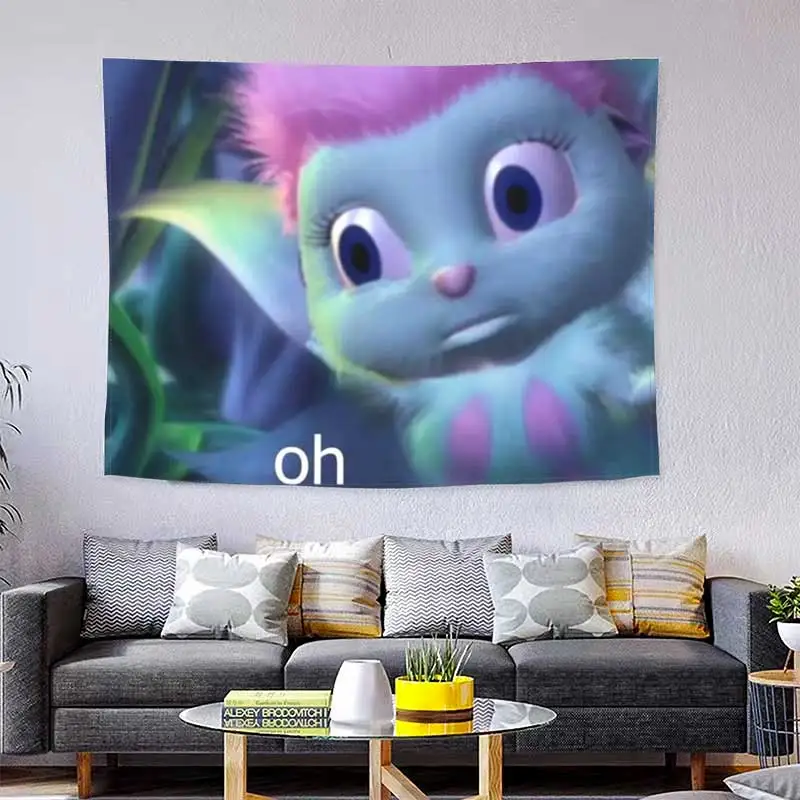 Tapestry Bibble Meme Decoration Boho Decoration Home Decor Bedroom Psychedelic Scene Starlight Hanging Living Room Decoration