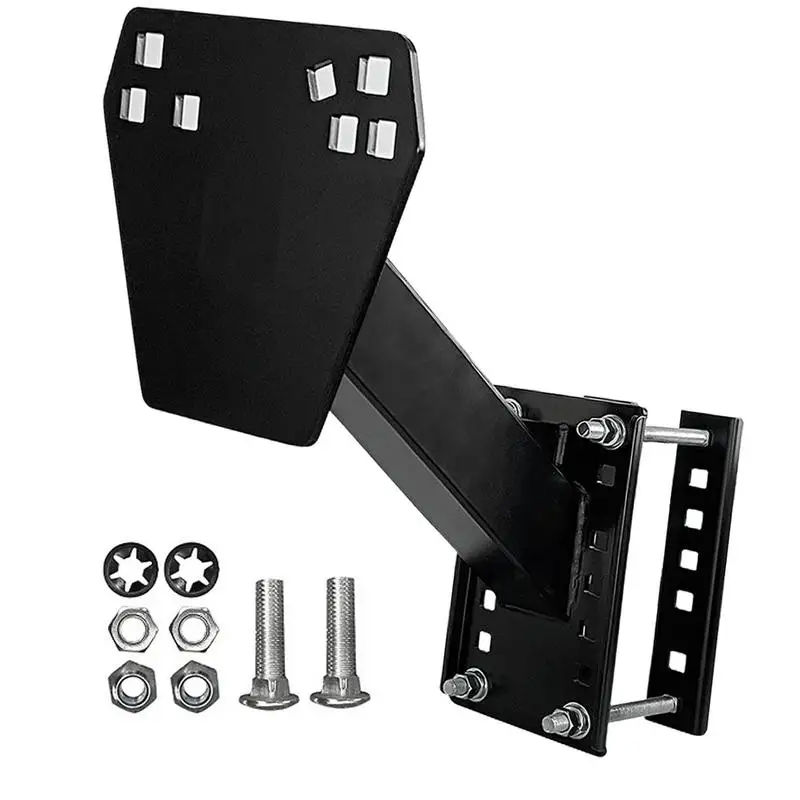 

Spare Tire Bracket For Trailer Steel Trailer Wheel Carrier Rust And Corrosion Resistance Heavy Duty Spare Tire Lock Holder For