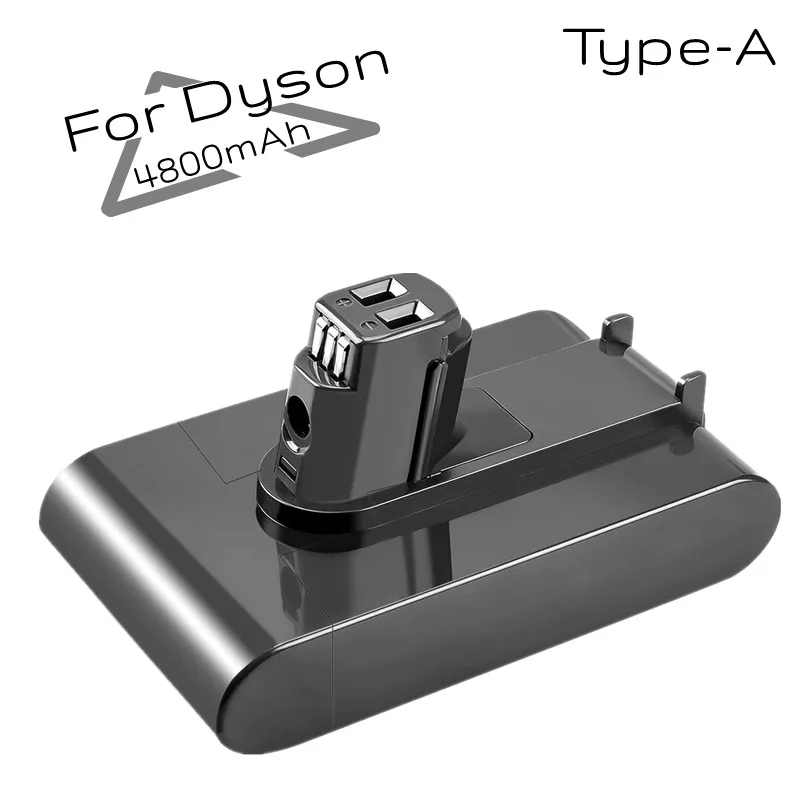 

22.2V 4800mAh ( Only Fit Type A ) Li-ion Vacuum Battery for Dyson DC35, DC45 DC31, DC34, DC44, DC31 Animal, DC35 Animal
