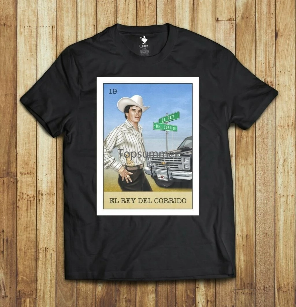 

Chalino Sanchez Loteria T-Shirt Limited Edition El Rey Del Corrido